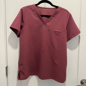 Mandala One-Pocket Scrub Top